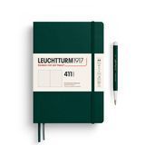 БлокнотиБлокнот Leuchtturm1917 Середній, 411 сторінок, Forest Green, Крапка придбати в Dreamarium