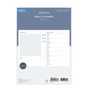 Бланки для органайзерівБланки Планування харчування Filofax, A5, white придбати в Dreamarium