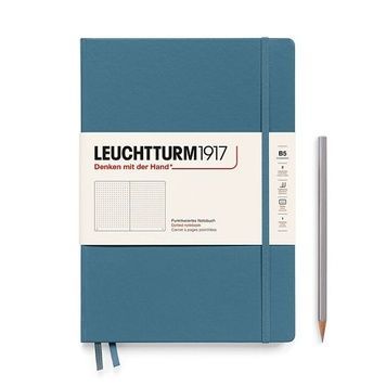 БлокнотиБлокнот Leuchtturm1917 Composition (B5), Stone Blue, крапка придбати в Dreamarium