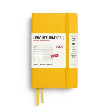 Датовані блокнотиЩотижневик з нотатками Leuchtturm1917 Pocket (A6) 2027 Sunflower придбати в Dreamarium