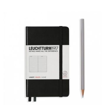 БлокнотиБлокнот Leuchtturm1917 Кишеньковий, Чорний, лінія придбати в Dreamarium