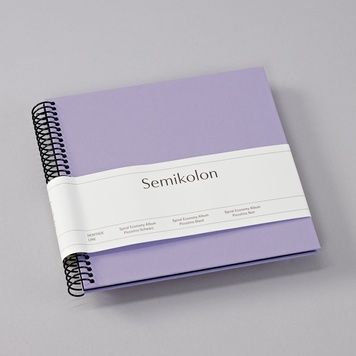 Фотоальбоми на спіраліФотоальбом на спіралі Semikolon, Piccolino, чорні сторінки, lilac silk придбати в Dreamarium