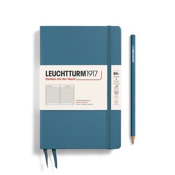 БлокнотиБлокнот Leuchtturm1917 Paperback (B6+), Stone Blue, Лінія придбати в Dreamarium