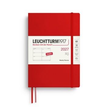 Датовані блокнотиЩотижневик Leuchtturm1917 Medium (A5) м'яка обкл., 2027 Cherry придбати в Dreamarium