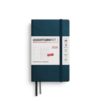 Датовані блокнотиЩотижневик з нотатками Leuchtturm1917 Pocket (A6) 2026 Deep Sea придбати в Dreamarium