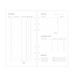 Бланки Витрати Minimal, Filofax, Personal, білі 132850 фото 2