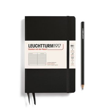 БлокнотиБлокнот Leuchtturm1917 Paperback (B6+), Чорний, Лінія придбати в Dreamarium