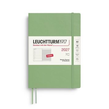 Датовані блокнотиЩотижневик з нотатками Leuchtturm1917 Medium (A5) м'яка обкл., 2027 Sage придбати в Dreamarium