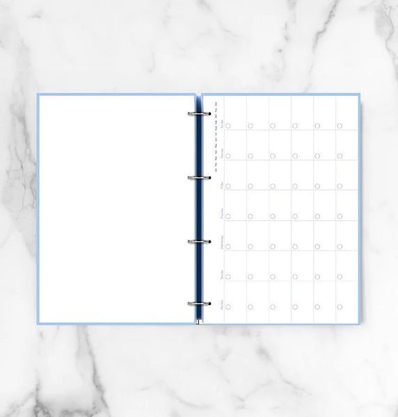 Бланки для органайзерівБланки огляд місяця недатовані Filofax (Clipbook), A4, білі придбати в Dreamarium