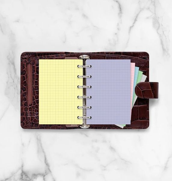 Бланки для органайзерівБланки в клітинку до органайзеру Filofax, Pocket, pastel придбати в Dreamarium