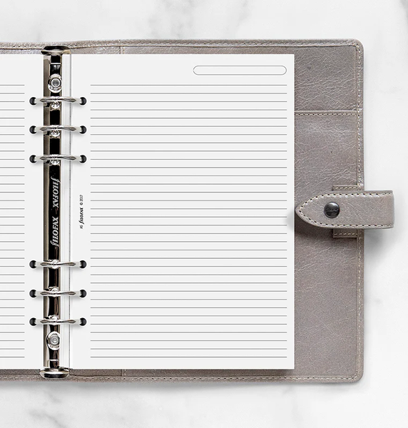 Бланки для органайзерівБланки в лінію Filofax, A5, білі придбати в Dreamarium