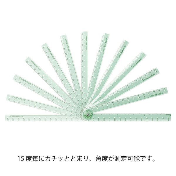 ЛінійкиКомпактна мультифункціональна лінійка Midori, Multi Ruler, 30 см, Green придбати в Dreamarium
