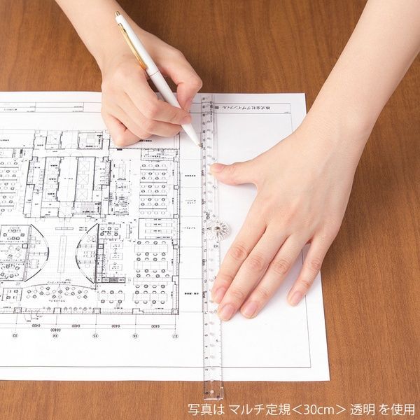 ЛінійкиКомпактна мультифункціональна лінійка Midori, Multi Ruler, 30 см, Green придбати в Dreamarium