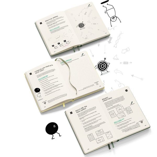 Мотиваційні блокнотиБлокнот Leuchtturm1917 SketchNote Journal, Середній, Vanilla (англ) придбати в Dreamarium