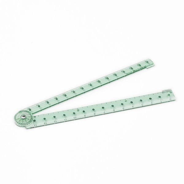 ЛінійкиКомпактна мультифункціональна лінійка Midori, Multi Ruler, 30 см, Green придбати в Dreamarium