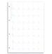 Бланки огляд місяця недатовані Filofax (Clipbook), A4, білі 346001 фото 4