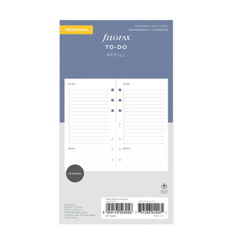 Бланки для органайзерівБланки для задач (to-do) Minimal, Personal, Filofax придбати в Dreamarium