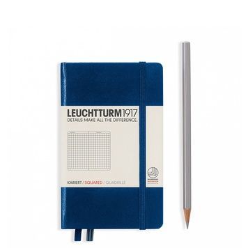 БлокнотиБлокнот Leuchtturm1917 Кишеньковий, Темно-синій, клітинка придбати в Dreamarium