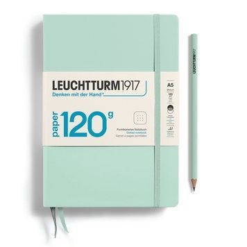 БлокнотиБлокнот Leuchtturm1917 120G Edition, Середній, Mint Green, Крапка придбати в Dreamarium