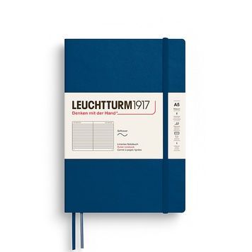 БлокнотиБлокнот Leuchtturm1917, Середній, М'яка обкладинка, Indigo, Лінія придбати в Dreamarium