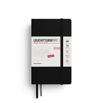 Датовані блокнотиЩоденник Leuchtturm1917 Pocket (A6) 2026 Black придбати в Dreamarium