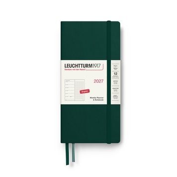 Датовані блокнотиЩотижневик з нотатками Leuchtturm1917 Wallet (B6+ x A6) 2027 Forest Green (крапка) придбати в Dreamarium