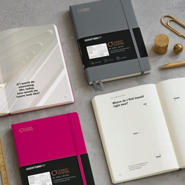 Мотиваційні блокнотиБлокнот Leuchtturm1917 Change Journal, Антрацит (англ) придбати в Dreamarium