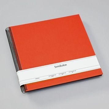 Фотоальбоми на спіраліФотоальбом на спіралі Semikolon, Economy Large, чорні сторінки, orange придбати в Dreamarium