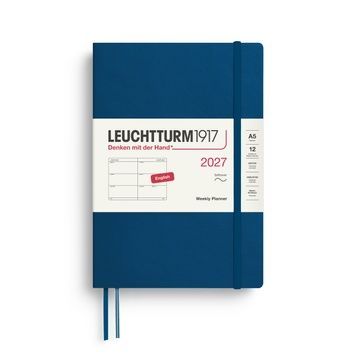 Датовані блокнотиЩотижневик Leuchtturm1917 Medium (A5) м'яка обкл., 2027 Indigo придбати в Dreamarium