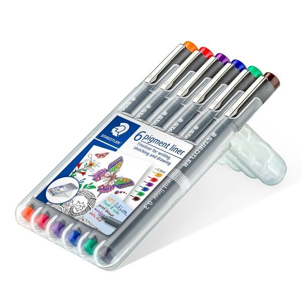 Bullet JournalНабір пігментних лайнерів Staedtler (6 шт) придбати в Dreamarium