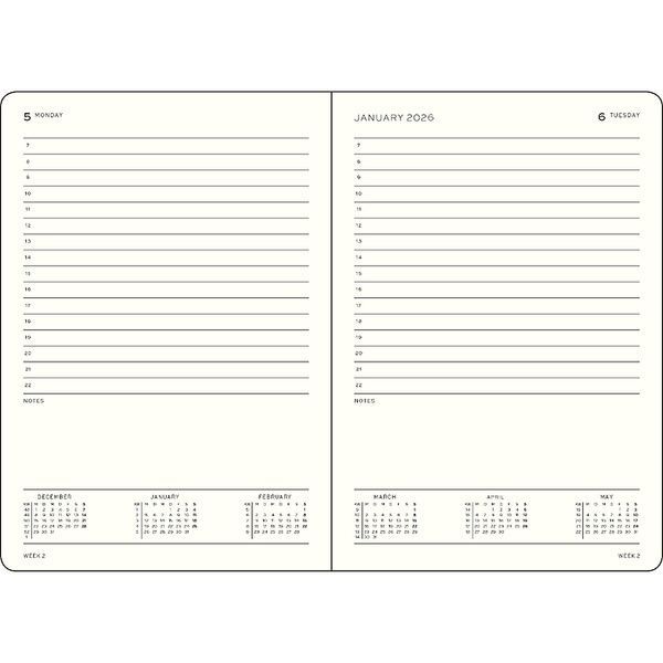 Датовані блокнотиЩоденник Leuchtturm1917 Pocket (A6) 2026 Port Red придбати в Dreamarium