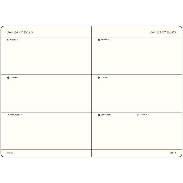 Датовані блокнотиЩотижневик Leuchtturm1917 Pocket (A6) 2026 Dusty Rose придбати в Dreamarium