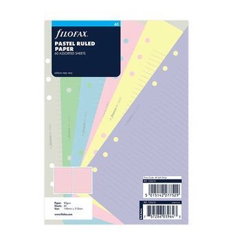Бланки для органайзерівБланки в лінію до органайзеру Filofax, A5, pastel придбати в Dreamarium