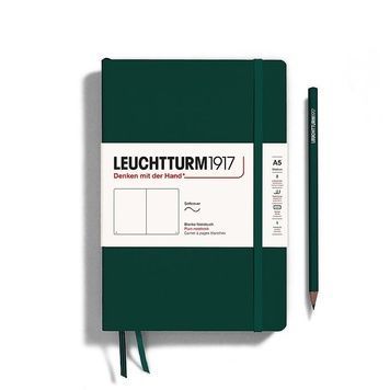 БлокнотиБлокнот Leuchtturm1917 Середній, М'яка обкладинка, Forest Green, Чисті аркуші придбати в Dreamarium