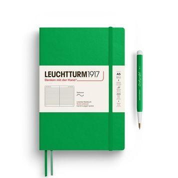 БлокнотиБлокнот Leuchtturm1917 Середній, М'яка обкладинка, Spring Leaf, Лінія придбати в Dreamarium