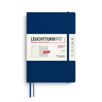 Датовані блокнотиЩотижневик з нотатками Leuchtturm1917 Medium (A5) м'яка обкл., 2027 Navy придбати в Dreamarium