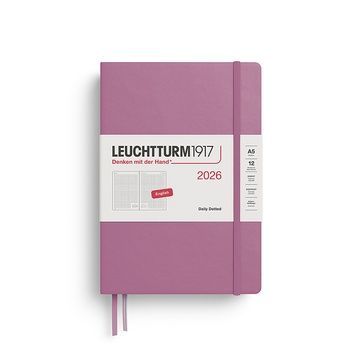 Датовані блокнотиЩоденник Leuchtturm1917 Medium (A5) 2026 Dusty Rose (крапка) придбати в Dreamarium