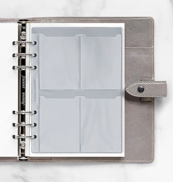 Аксесуари для органайзерівКишеня для візитівок Filofax, A5 придбати в Dreamarium