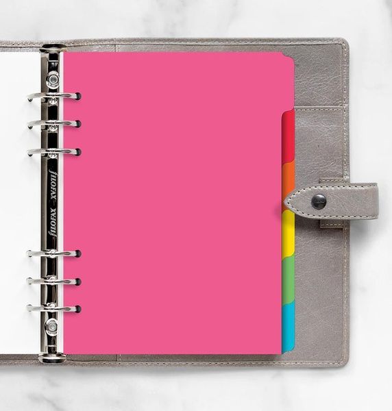 Аксесуари для органайзерівРозділювачі універсальні Filofax, A5, bright придбати в Dreamarium