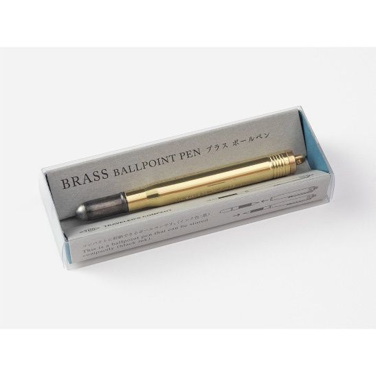 Кулькові ручкиЛатунна кулькова ручка TRAVELER'S COMPANY BRASS Ballpoint Pen придбати в Dreamarium