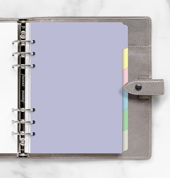 Аксесуари для органайзерівРозділювачі універсальні Filofax, A5, pastel придбати в Dreamarium