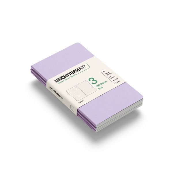 БлокнотиБлокнот Leuchtturm1917, Jottbook Pur, Pocket, Lilac, 3 шт, крапка придбати в Dreamarium