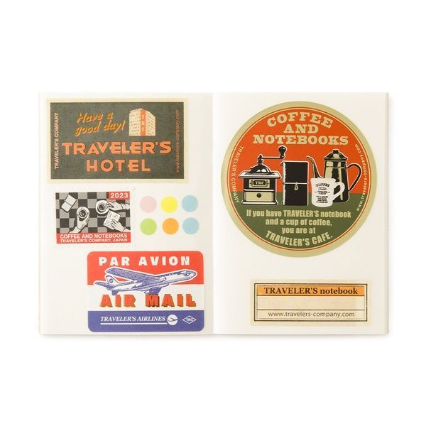 Traveler's NotebookЗмінний блокнот для TRAVELER'S notebook, Passport Size, папір для стікерів (017) придбати в Dreamarium