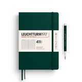 БлокнотиБлокнот Leuchtturm1917 Середній, 411 сторінок, Forest Green, Лінія придбати в Dreamarium