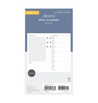 Бланки для органайзерівБланки Планування харчування Filofax, Personal, white придбати в Dreamarium
