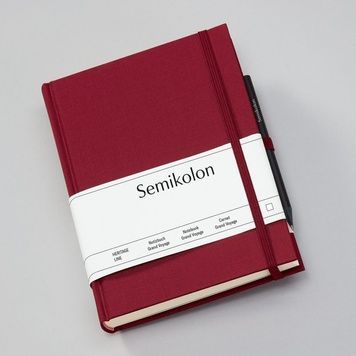 БлокнотиБлокнот Semikolon, Grand Voyage, burgundy придбати в Dreamarium