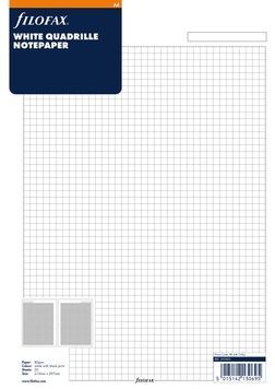 Бланки для органайзерівБланки в клітинку Filofax, A4, білі придбати в Dreamarium