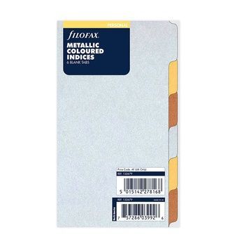 Аксесуари для органайзерівРозділювачі універсальні Filofax, Personal, metallic придбати в Dreamarium