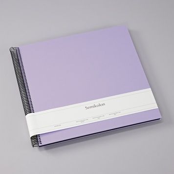 Фотоальбоми на спіраліФотоальбом на спіралі Semikolon, Economy Large, чорні сторінки, lilac silk придбати в Dreamarium