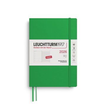 Датовані блокнотиЩотижневик з нотатками Leuchtturm1917 Medium (A5) м'яка обкл., 2026 Spring Leaf придбати в Dreamarium